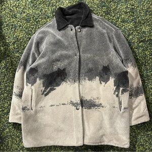 Denali Reversible Wolves Fleece Jacket (fits women’s XL-XXL)